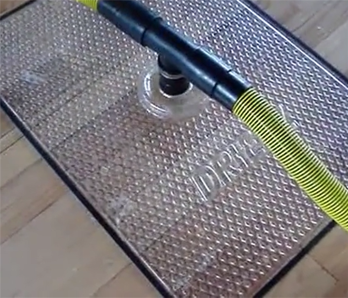 water extractor on wood floors